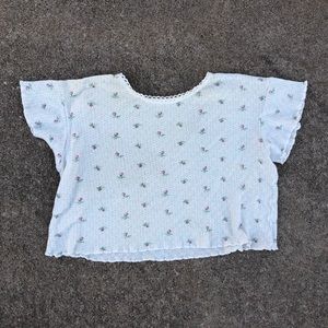 Vintage Thermal Crop Top